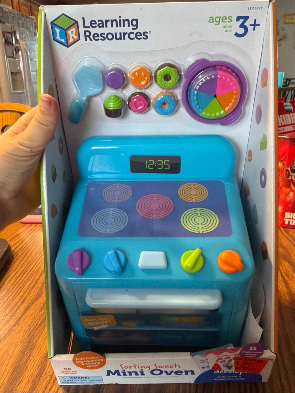 Learning Resources Blue Mini Oven Playset with Colorful Accessories
